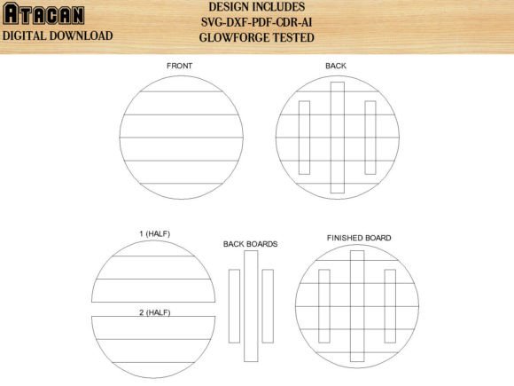 Download Wood Laser Cut Frames Svg for Glowforge - Laser cut Collection