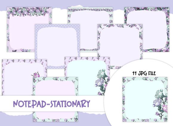Download Floral Memo Pad - Notepad - Stationery - Floral Collection