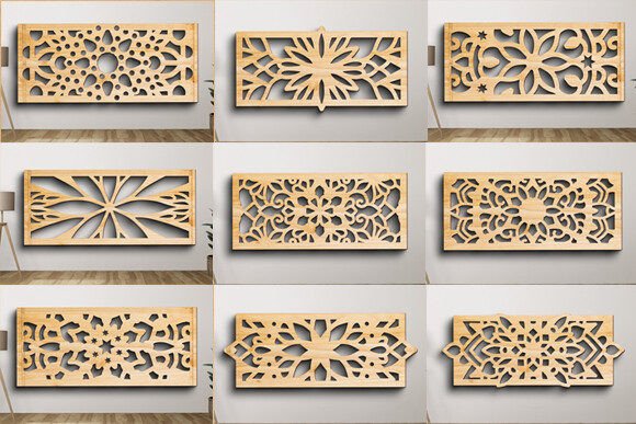Download Laser Cut Mandala Wall Panel Set - Laser cut Collection