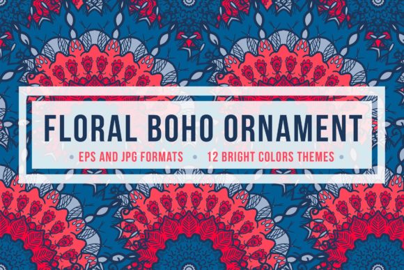 Download Floral Boho Ornament - Floral Collection