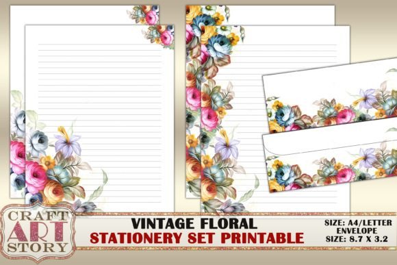 Download Floral Printable Stationery - Floral Collection