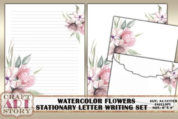 Download Floral Bouquet Printable Stationery - Floral Collection
