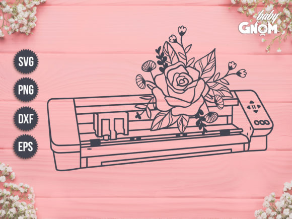 Download Floral Silhouette Cameo SVG, Silhouette - Floral Collection