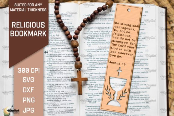 Download Wood Laser Cut Religious Bookmark - Laser cut Collection
