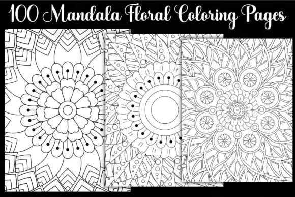 Download Mandala Floral Coloring Pages for Adults - Floral Collection