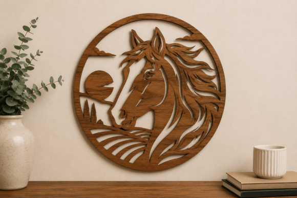 Download Horse Wall Art SVG Laser Cut File - Laser cut Collection