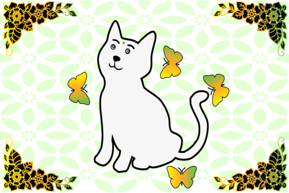 Download Cat - Coloring Page for Kids - Premium Bundle