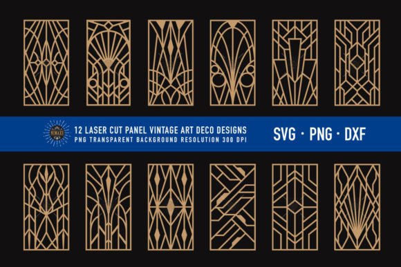 Download Laser Cut Panel Vintage Art Deco Designs - Laser cut Collection