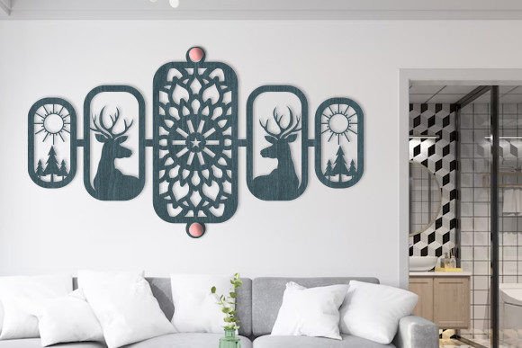Download Laser Cut Wall Art Mandala Panel Svg - Laser cut Collection