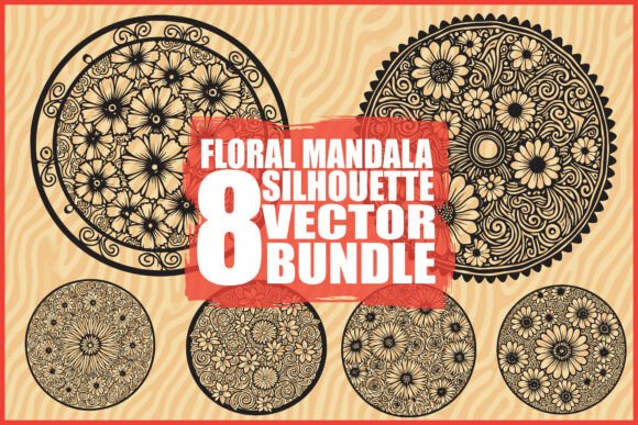 Download Beautiful Floral Mandala Clipart - Floral Collection