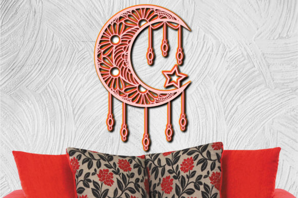 Download Dreamcatcher Mandala Moon 4 Layers 3D - Premium Resources
