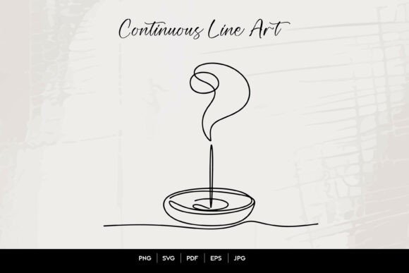 Download Incense Smoke Line Art - Line art Collection