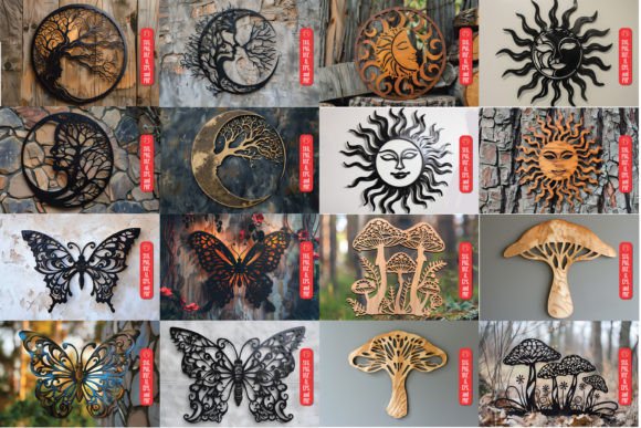 Download Mystical Decor Laser Cut SVG Mega Bundle - Laser cut Collection