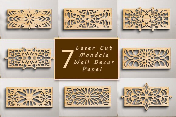 Download Laser Cut Mandala Wall Panel Set - Laser cut Collection