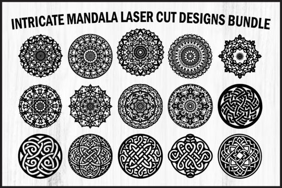 Download Intricate Mandala Laser Cut Designs - Laser cut Collection
