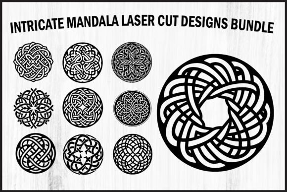 Download Intricate Mandala Laser Cut Designs Bund - Laser cut Collection