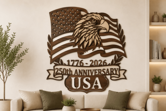 Download American 250th Anniversary Laser Cut SVG - Laser cut Collection