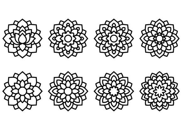 Download Floral Mandala Set - Floral Collection