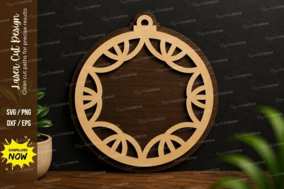Download Geometric Ornament Frame Laser Cut Svg - Laser cut Collection