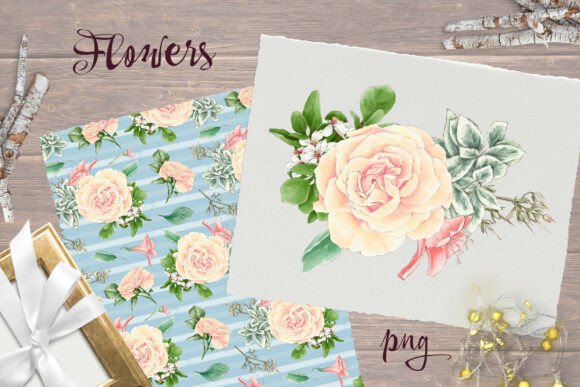 Download Delicate Flowers Print Seamless Pattern - Delicate Collection