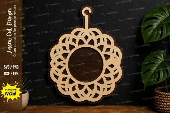 Download Floral Mandala Ornament Laser Cut Svg - Laser cut Collection