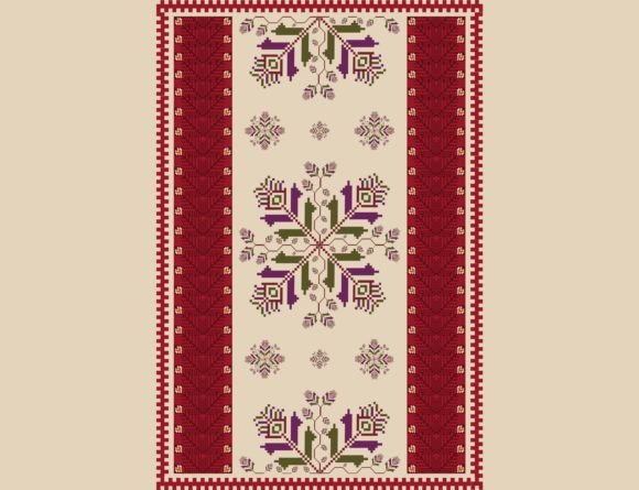 Download Ethnic Floral Embroidery Pattern - Floral Collection