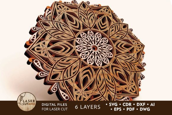 Download Multilayer MANDALA Laser Cut &amp; Paper Cut - Laser cut Collection
