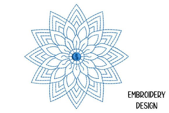 Download Mandala Line Art Redwork - Line art Collection