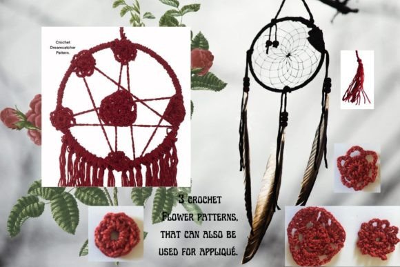 Download Circular Crochet Floral Dreamcatcher DIY - Floral Collection